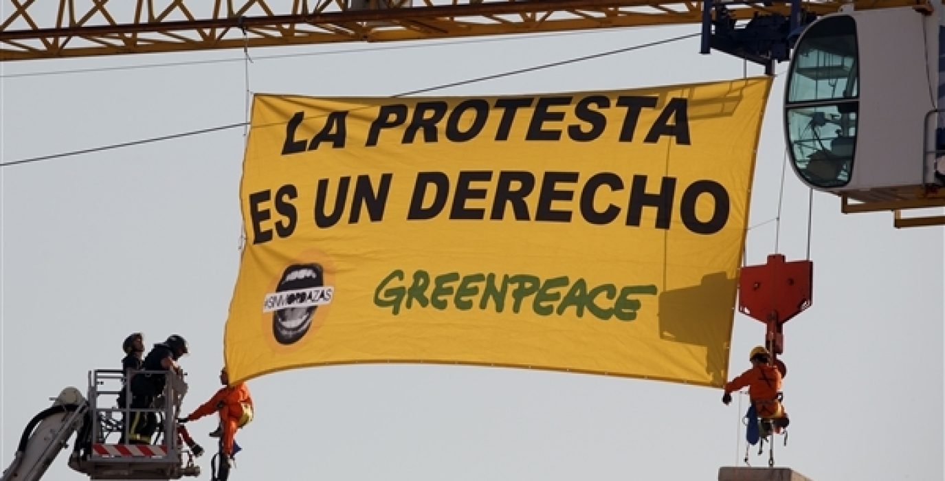 greenpeace #sinmordazas madrid 30J
