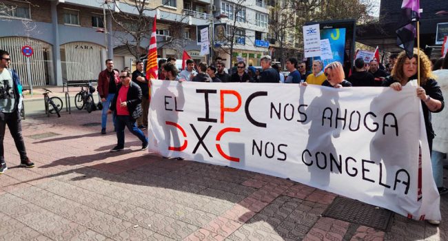 Primera jornada de huelga en DXC Technology | Foto: CCOO