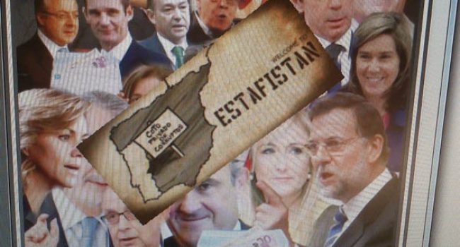 Cartel de la charla de este lunes.