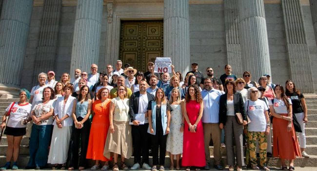 Imagen de archivo de la presentación de la ILP ‘No es mi cultura’. | Foto: Anima Naturalis
