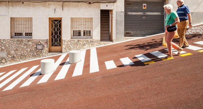 Parte baja de la calle Jardinera, entre la calle Rosario y la Rambla de San Julián. Imagen: EMT.