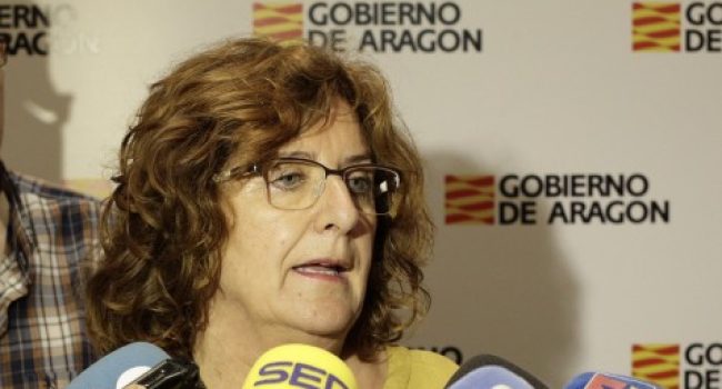 La consejera de Ciudadanía y Derechos Sociales del Gobierno de Aragón, María Victoria Broto.