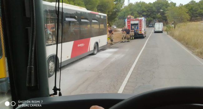Incendio del autobús en el paseo Duque de Alba