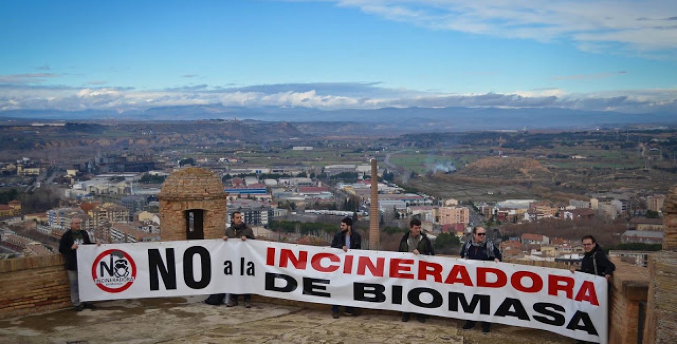 Foto: Plataforma "No a la Incineradora de Biomasa en Monzón"
