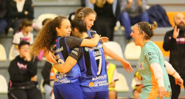 Las jugadoras del Wanapix Aldelis InterSala10 festejan un gol. | Foto: InterSala10