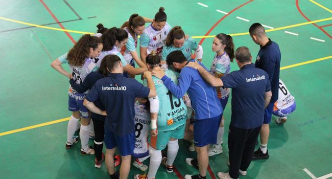 Un instante del encuentro jugado por el Wanapix Aldelís InterSala 10 frente al Lacturale Orvina. | Foto: InterSala 10