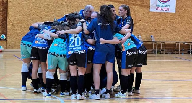 Las jugadoras del Wanapix Aldelis InterSala10 en el encuentro de esta jornada | Foto: InterSala10