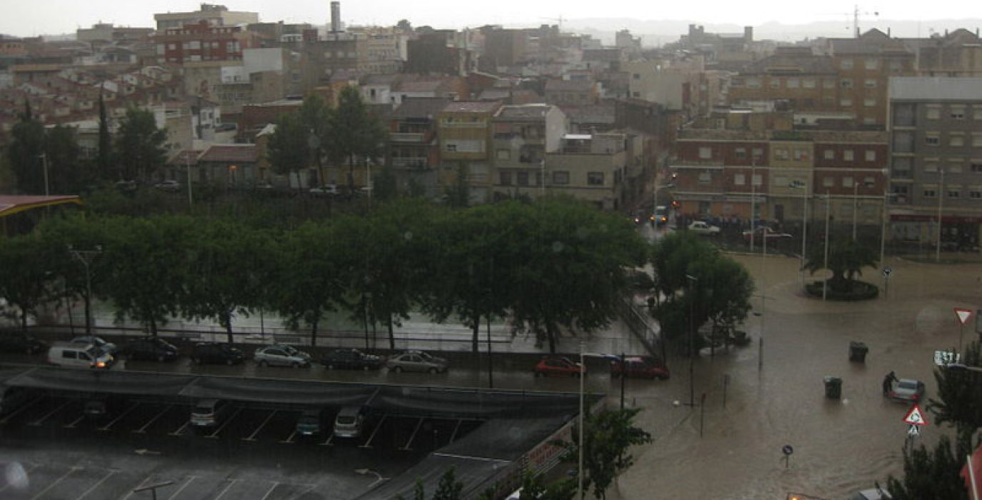 Inundación en Molina de Segura. Foto: Ecologistas en Acción.