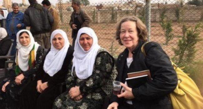 Janet Biehl en Rojava.