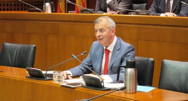 Javier Campoy, consejero de Hacienda y Administración Pública del Gobierno de Aragón.