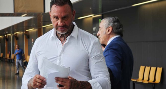 José Antonio Ramos momentos antes de suspenderse la vista. | Foto: AraInfo