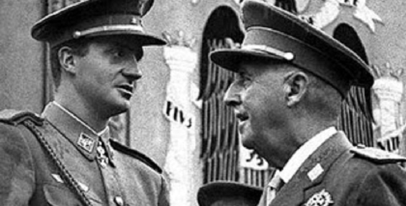 juan carlos borbon genocida franco
