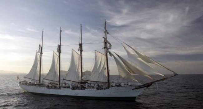 Imagen del Juan Sebastián Elcano.