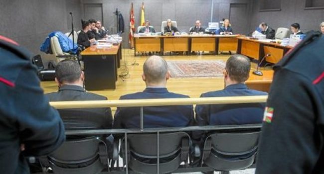 Juicio contra cuatro guardias civiles acusados por las torturas que sufrió durante su detención Sandra Barrenetxea. Foto: GARA