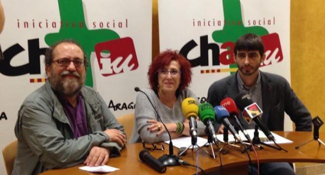 Chesus Yuste, Maribel Martínez y Álvaro Sanz durante la rueda de prensa de este lunes.