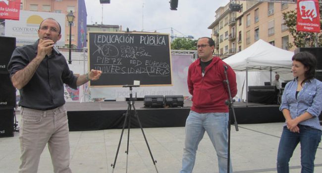 Para La Izquierda Plural, la inversión mínima en Educación de los estados miembro de la UE debería ser superior al 7%.