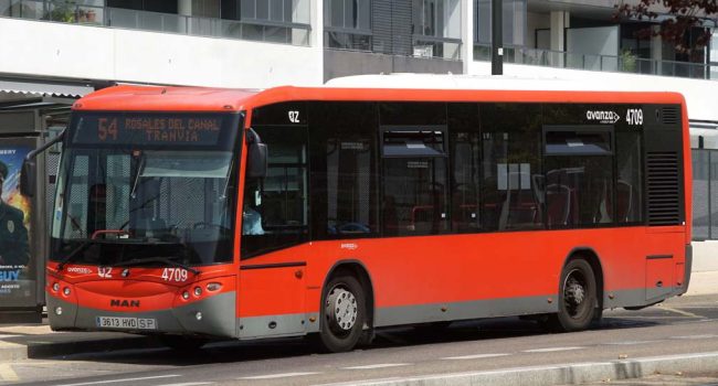 Imagen de la lanzadera 54. | Foto: Autobusesbcn