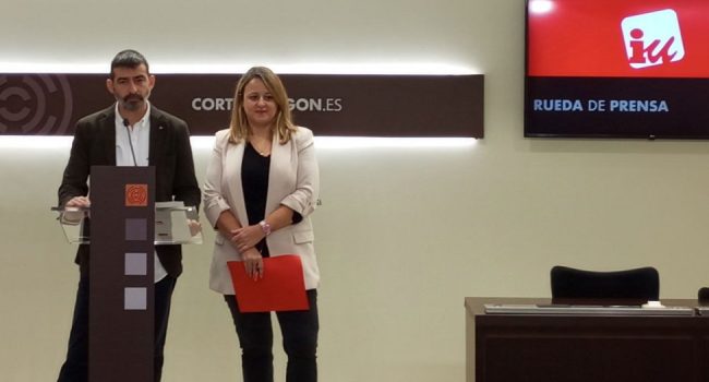 Álvaro Sanz y Elena Tomás IU y ZeC rechazan el ‘hub’ de Defensa y exigen conocer “todo lo que concierne al proyecto”