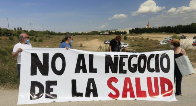 Foto: Plataforma Contra la Privatización de la Sanidad de Aragón