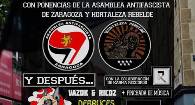 Cartel del evento de este sábado en Madrid.