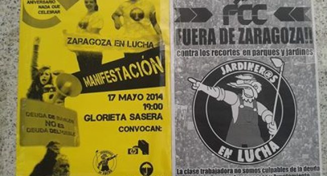 La manifestación partirá a las 19.00 horas desde la Glorieta Sasera de Zaragoza.
