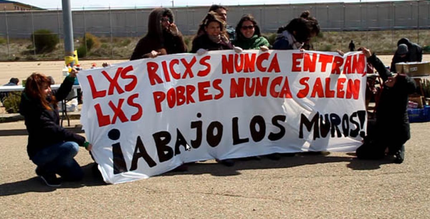 Marcha contra la Macrocárcel de Zuera de 2012. Foto: AraInfo