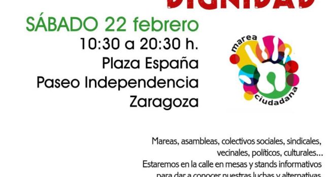El acto se enmarca dentro de las actividades programadas para impulsar las Marchas por la Dignidad de Aragón, que comenzarán el 5 de marzo en Alcanyiz y llegarán a Madrid el día 22 de dicho mes.