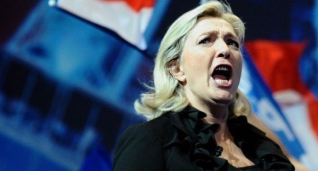 Marine Le Pen del Front National francés.