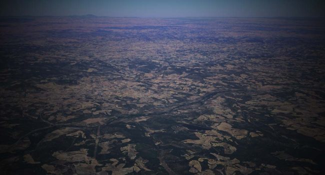 Recreación del territorio creada a partir de una vista de la aplicación Maps de Google.