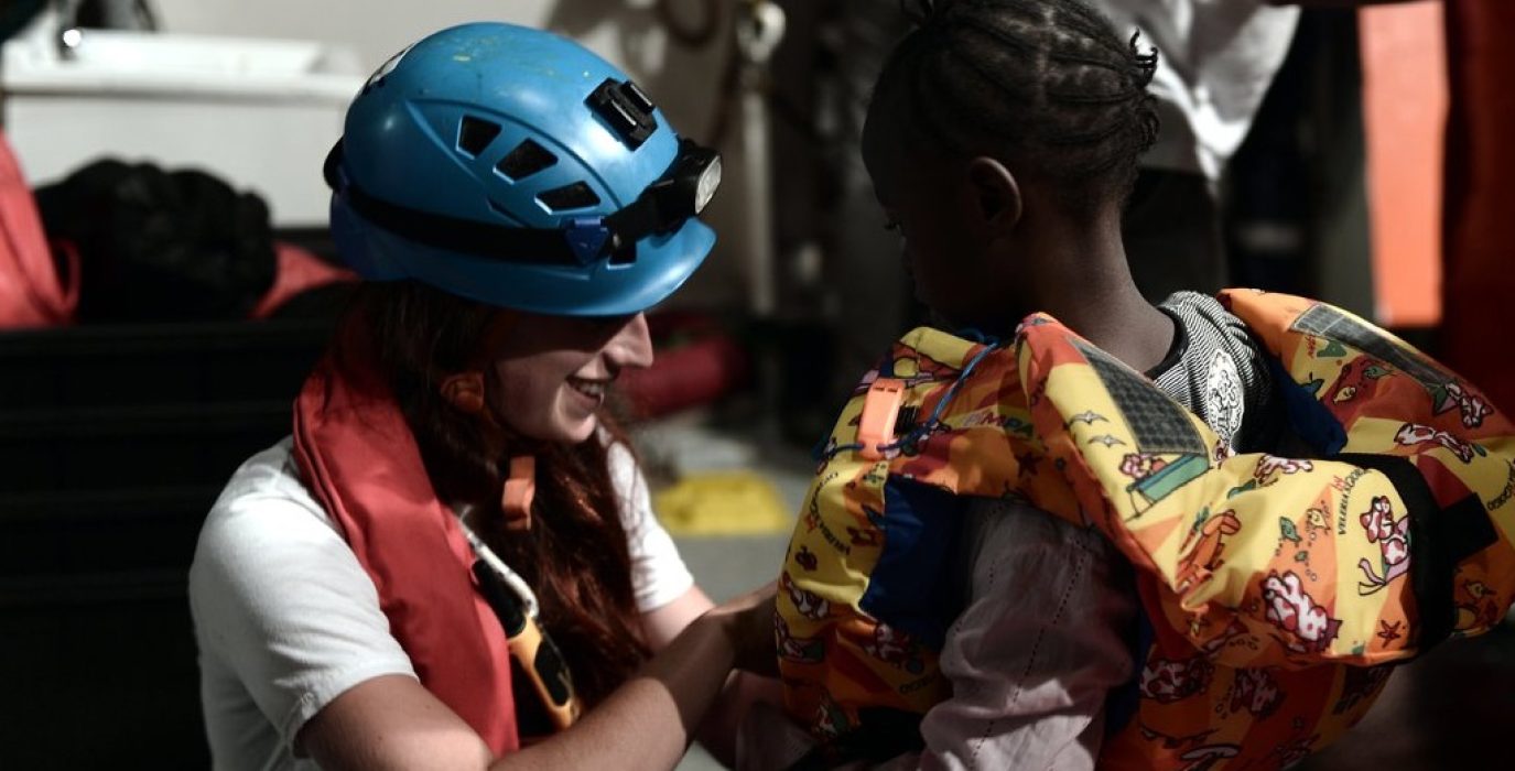 Rescate Aquarius. Foto: @MSF_Espana