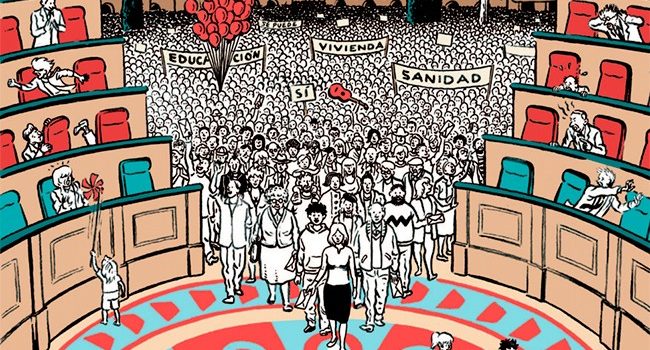 Esta tarde, a las 19.00 horas en la Pantera Rossa, el Movimiento por la Democracia de Zaragoza ha convocado una reunión abierta a personas y colectivos.