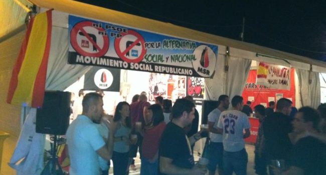 Puesto de MSR en las fiestas de Algete 2013.