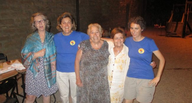 Mujeres de la Galliguera en lucha.