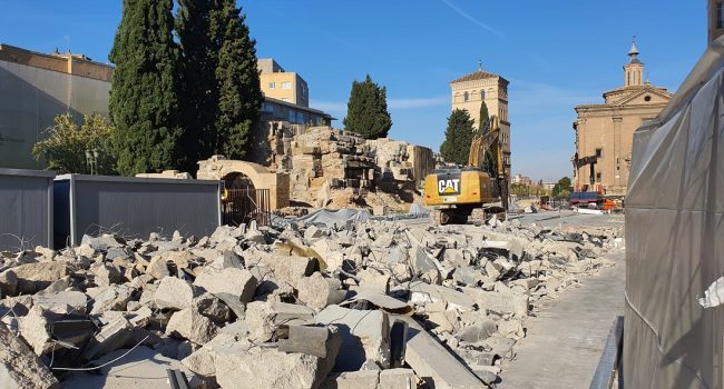 muralla romana zaragoza obras AraInfo 2