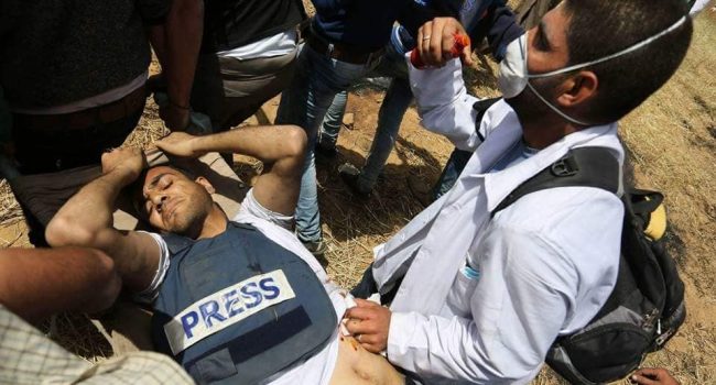 El periodista Yaser Murtaja ha sido una de las víctimas del fuego israelí.