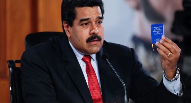Nicolás Maduro, presidente de Venezuela.