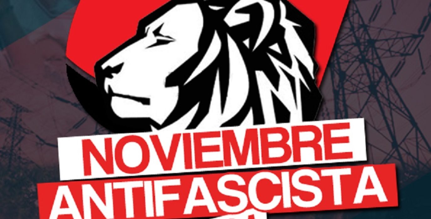 noviembre antifascista anti faixista ZGZ Zaragoza Aragón 2021