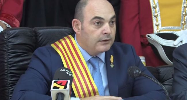 Juan Carlos Gracia Suso en su toma de posesión.
