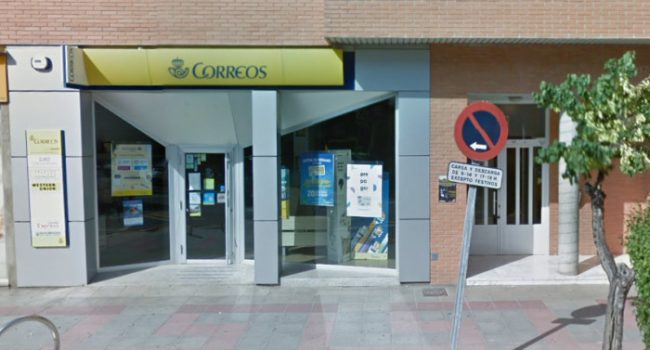 Oficina de Correos en Utebo.