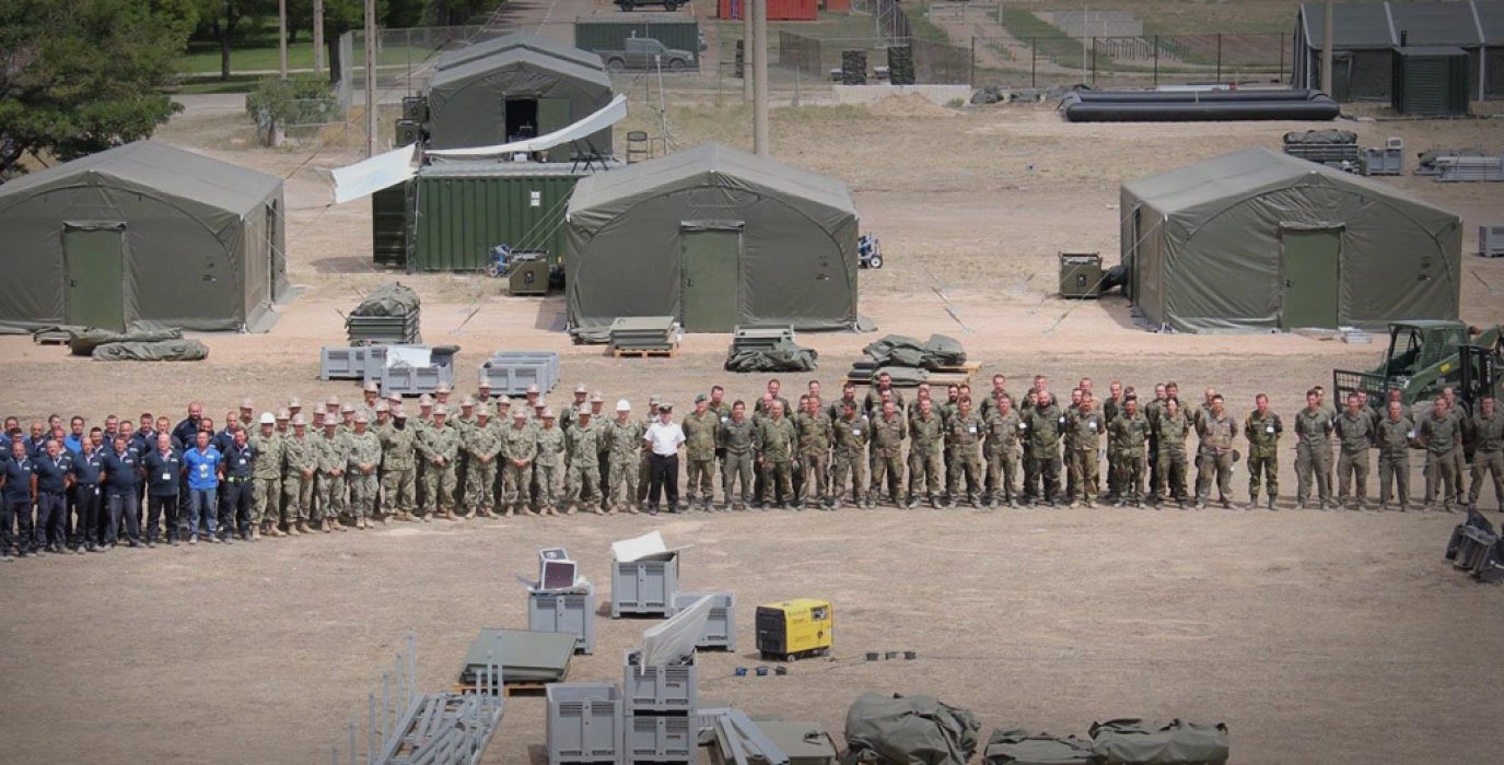 120 mandos de la OTAN ya se encuentran en Zaragoza preparando la iminente llegada masiva de soldados de 30 países. Foto: Plataforma Anti-Otan de Zaragoza