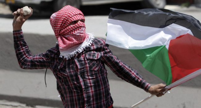 palestinian-throwing-stone