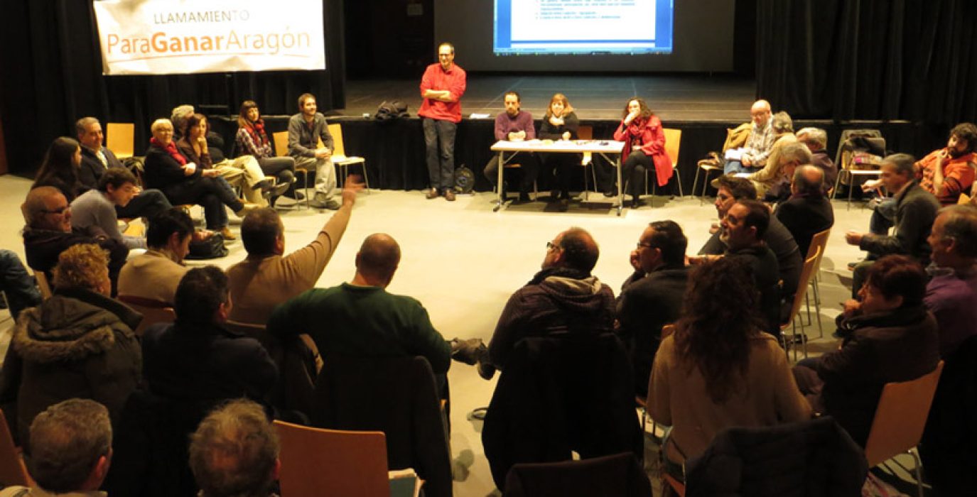 Imagen del Encuentro del sábado 20 de diciembre. Foto: Para Ganar Aragón