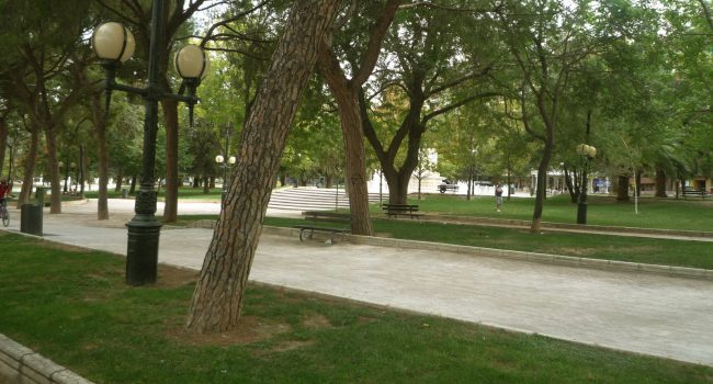 Parque Pignatelli de Zaragoza.