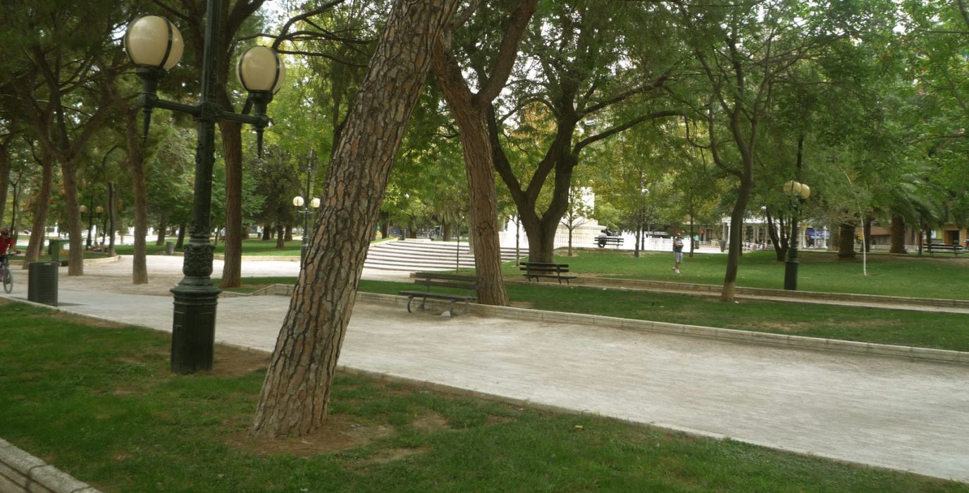 Parque Pignatelli de Zaragoza.