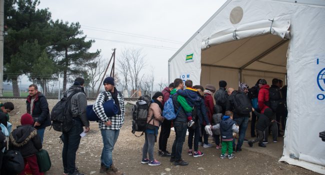 Paso fronterizo de Idomeni. Foto: Pablo Ibáñez.