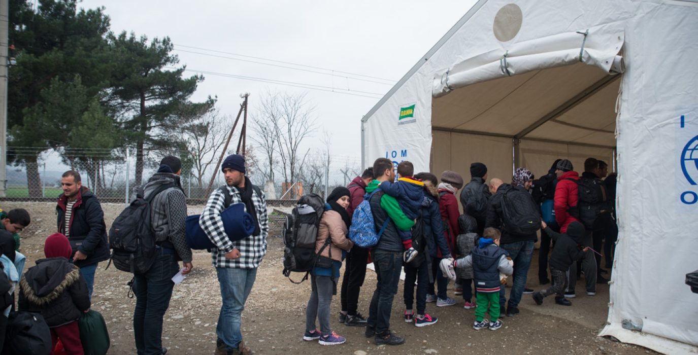 Paso fronterizo de Idomeni. Foto: Pablo Ibáñez.