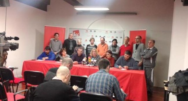 Presentación de la candidatura 'Soñar Aragón para construir Aragón'.