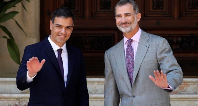 pedro sanchez felipe borbon