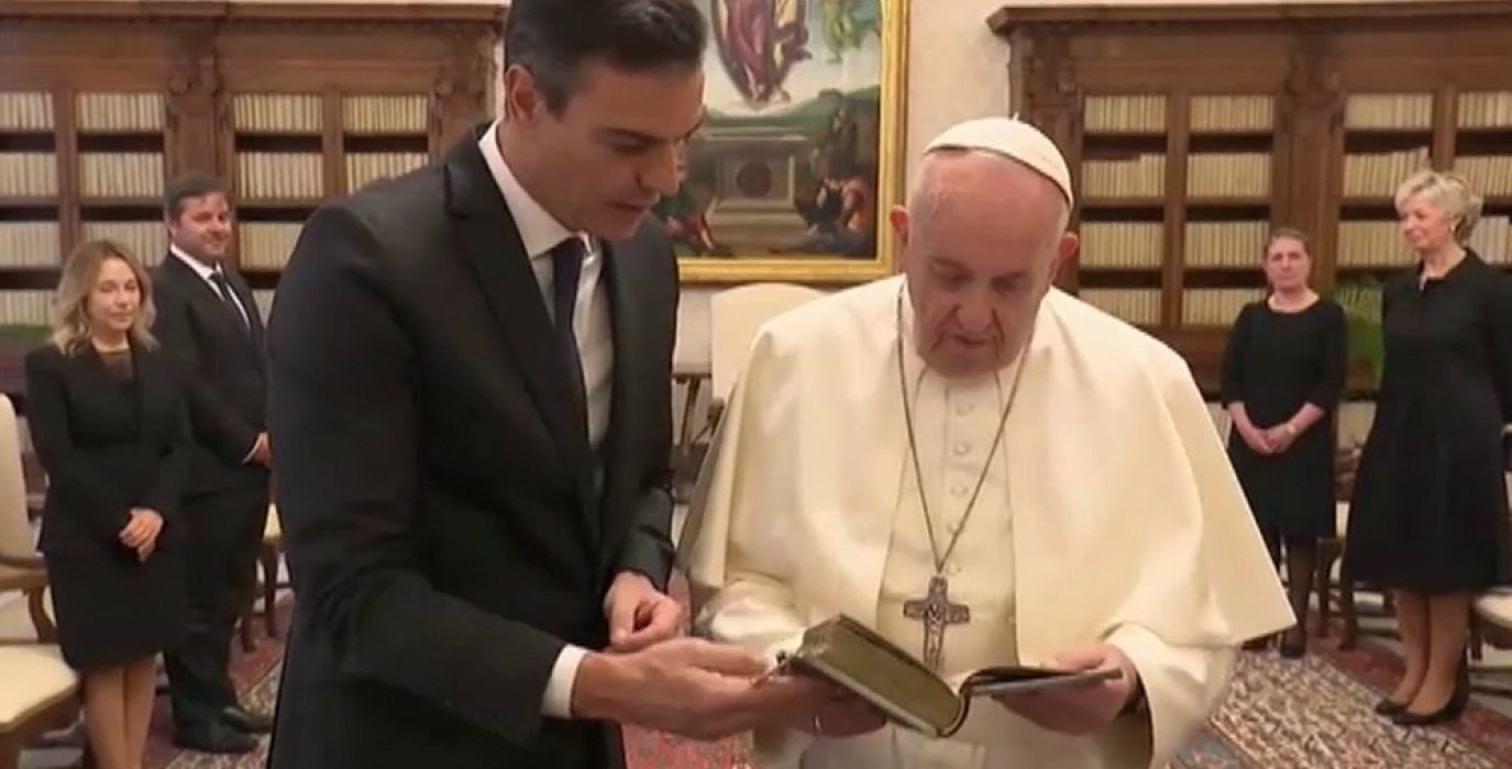 pedro sanchez papa francisco