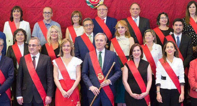 Corporación Municipal para el mandado 2019-2023. Foto: Pablo Ibáñez.